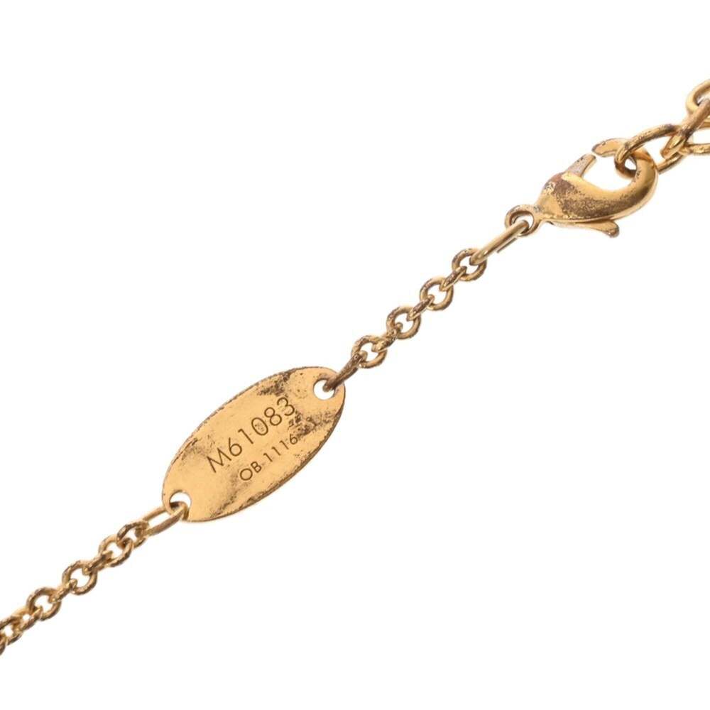 LOUIS VUITTON Gold Necklace - Picture 4 of 8